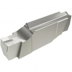 Iscar - 196015GIPI Grade IC830, 1.96mm Cutting Width Carbide Grooving Insert - 2.5mm Max Depth of Cut, Neutral, 0.15mm Corner Radius, TiAlN Finish - USA Tool & Supply