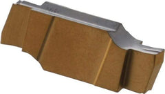 Iscar - 157015GIPI Grade IC808, 1.57mm Cutting Width Carbide Grooving Insert - 2.5mm Max Depth of Cut, Neutral, 0.15mm Corner Radius, TiAlN Finish - USA Tool & Supply