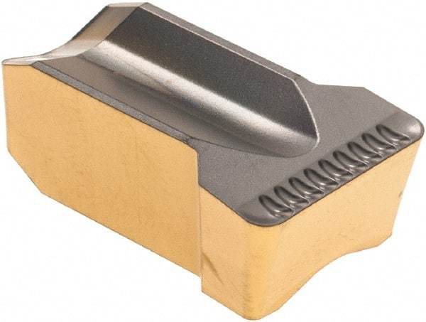Iscar - 1453152TIGER Grade IC808, 14.53mm Cutting Width Carbide Grooving Insert - Neutral, 1.52mm Corner Radius, TiAlN Finish - USA Tool & Supply