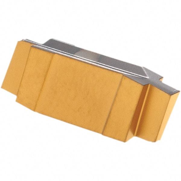 Iscar - 120000GIP Grade IC807, 1.2mm Cutting Width Carbide Grooving Insert - 2mm Max Depth of Cut, Neutral, TiAlN Finish - USA Tool & Supply
