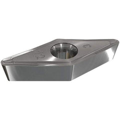 Iscar - VCMT333 SM Grade IC807 Carbide Turning Insert - TiAlN Finish, 35° Diamond, 3/8" Inscr Circle, 3/16" Thick, 3/64" Corner Radius - USA Tool & Supply