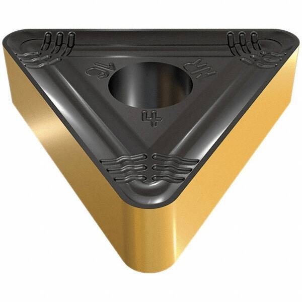 Iscar - TNMM434 NR Grade IC8150 Carbide Turning Insert - TiCN/Al2O3 Finish, 60° Triangle, 1/2" Inscr Circle, 3/16" Thick, 1/16" Corner Radius - USA Tool & Supply