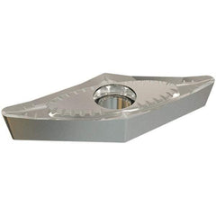 Iscar - VCGT220512 AF Grade IC20 Carbide Turning Insert - Uncoated, 35° Diamond, 1/2" Inscr Circle, 7/32" Thick, 3/64" Corner Radius - USA Tool & Supply