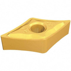 Iscar - DNMG442 PP Grade IC6025 Carbide Turning Insert - TiCN/Al2O3/TiN Finish, 55° Diamond, 1/2" Inscr Circle, 1/4" Thick, 1/32" Corner Radius - USA Tool & Supply