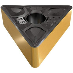 Iscar - TNMG332 TF Grade IC806 Carbide Turning Insert - TiAlN Finish, 60° Triangle, 3/8" Inscr Circle, 3/16" Thick, 1/32" Corner Radius - USA Tool & Supply