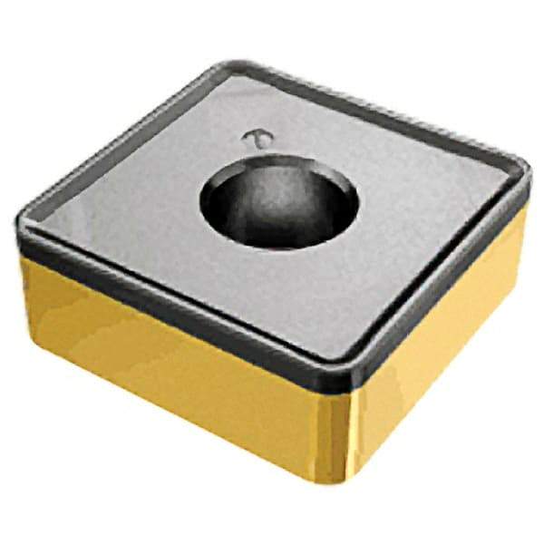 Iscar - SNMM866 H5P Grade IC8250 Carbide Turning Insert - TiCN/Al2O3/TiN Finish, 90° Square, 1" Inscr Circle, 3/8" Thick, 3/32" Corner Radius - USA Tool & Supply