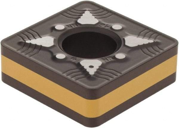 Iscar - SNMG644 NR Grade IC8350 Carbide Turning Insert - TiCN/Al2O3/TiN Finish, 90° Square, 3/4" Inscr Circle, 1/4" Thick, 1/16" Corner Radius - USA Tool & Supply