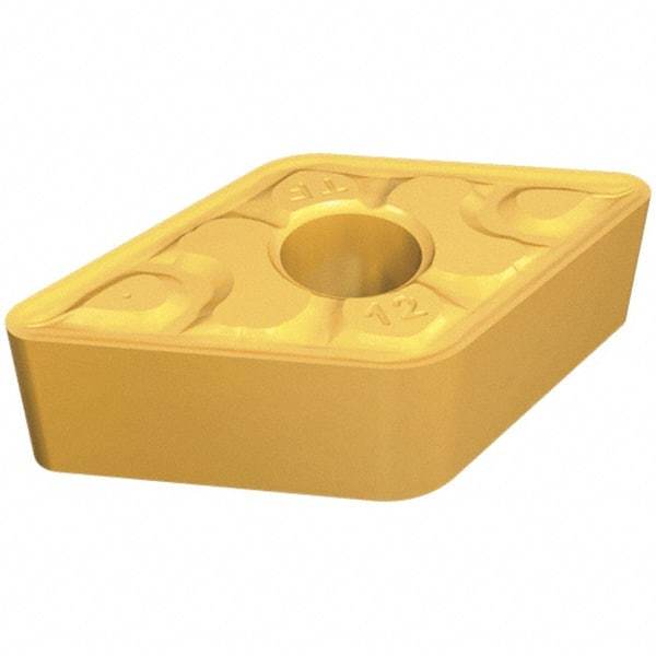 Iscar - DNMG443 TF Grade IC8250 Carbide Turning Insert - TiCN/Al2O3/TiN Finish, 55° Diamond, 1/2" Inscr Circle, 1/4" Thick, 3/64" Corner Radius - USA Tool & Supply