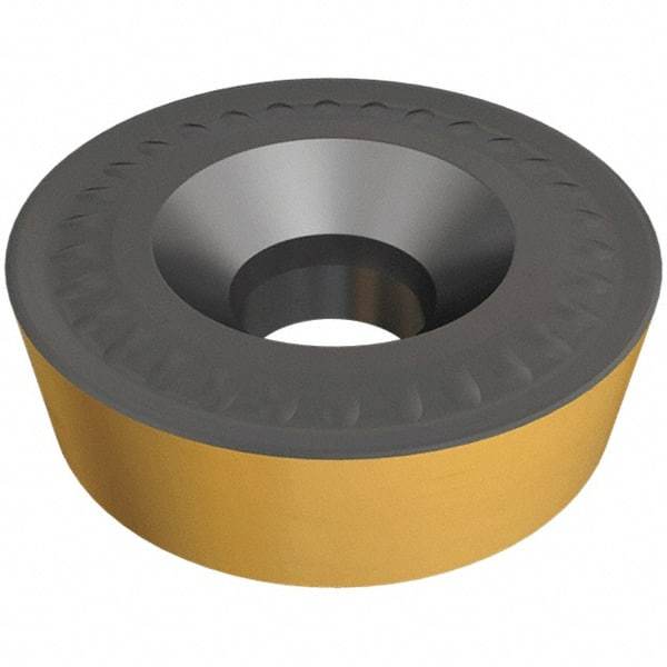 Iscar - RCMX250700 NR Grade IC8250 Carbide Turning Insert - TiCN/Al2O3/TiN Finish, Round, 25mm Inscr Circle, 5/16" Thick - USA Tool & Supply