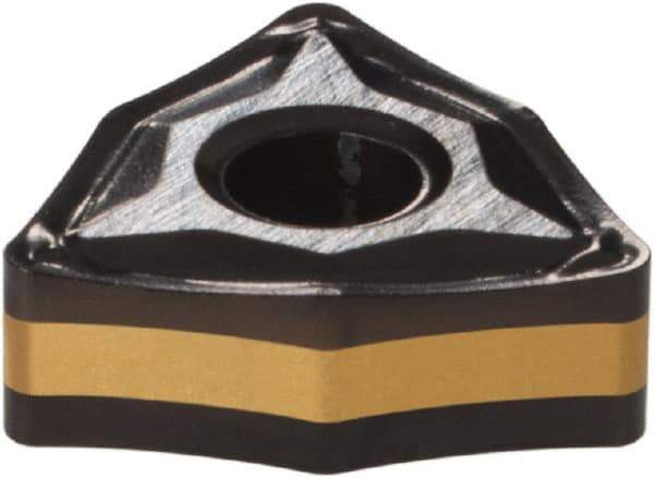 Iscar - WNMG3-2 WG Grade IC8250 Carbide Turning Insert - TiCN/Al2O3/TiN Finish, 80° Trigon, 3/8" Inscr Circle, 5/32" Thick, 1/32" Corner Radius - USA Tool & Supply