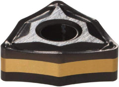 Iscar - WNMG3-2 WG Grade IC8250 Carbide Turning Insert - TiCN/Al2O3/TiN Finish, 80° Trigon, 3/8" Inscr Circle, 5/32" Thick, 1/32" Corner Radius - USA Tool & Supply