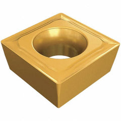 Iscar - SCMT3-1 14 Grade IC9150 Carbide Turning Insert - TiCN/Al2O3/TiN Finish, 90° Square, 3/8" Inscr Circle, 5/32" Thick, 1/64" Corner Radius - USA Tool & Supply