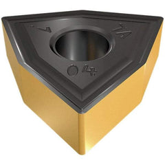 Iscar - WNMG431 VL Grade IC907 Carbide Turning Insert - TiAlN Finish, 80° Trigon, 1/2" Inscr Circle, 3/16" Thick, 1/64" Corner Radius - USA Tool & Supply