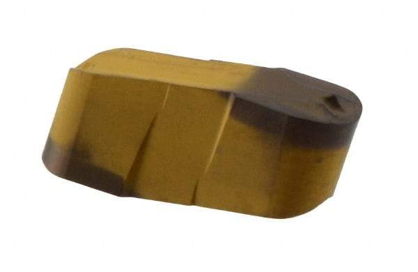 Iscar - 500250GIF E Grade IC8250, 5mm Cutting Width Carbide Grooving Insert - 2.5mm Max Depth of Cut, Neutral, 2.5mm Corner Radius, TiCN/Al2O3/TiN Finish - USA Tool & Supply