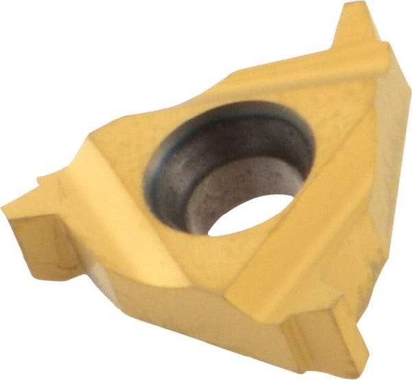 Iscar - 16IR Internal Right Hand 10 Acme Laydown Threading Insert - Grade IC250, TiCN/TiN Coated Carbide, 9.53mm Inscribed Circle - USA Tool & Supply