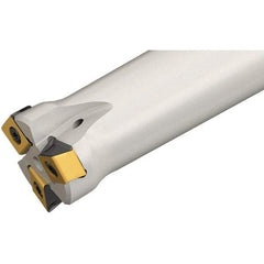 Iscar - 40mm Cut Diam, 3mm Max Depth of Cut, 32mm Shank Diam,Indexable Plunge End Mill - Straight Shank, HTP LNHT 1006 Insert Style, HTP-LN10 Toolholder Style, Through Coolant, Series TangPlunge - USA Tool & Supply