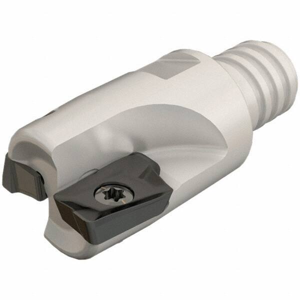 Iscar - 16mm Cut Diam, 10mm Max Depth of Cut, 23mm OAL, Indexable Square Shoulder End Mill - HM90 AP.. 1003.. Inserts, T10 Modular Connection, 90° Lead Angle, Series Heli2000, Multimaster - USA Tool & Supply