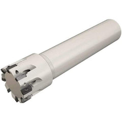 Iscar - 20mm Cut Diam, 7.7mm Max Depth of Cut, 20mm Shank Diam, 110mm OAL, Indexable Square Shoulder End Mill - HP ANKT 0702.. Inserts, Cylindrical Shank, 90° Lead Angle, Through Coolant, Series Heliplus - USA Tool & Supply