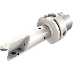 Iscar - 32mm Cut Diam, 15.8mm Max Depth of Cut, Indexable Square Shoulder End Mill - HM90 APCR 1605.. Inserts, HSK63A Taper Shank, 90° Lead Angle, Through Coolant, Series Helialu - USA Tool & Supply