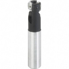 Iscar - 21mm Cut Diam, 10mm Max Depth of Cut, 20mm Shank Diam, 115mm OAL, Indexable Square Shoulder End Mill - HM90 AP.. 1003.. Inserts, Cylindrical Shank, 90° Lead Angle, Series Heli2000 - USA Tool & Supply