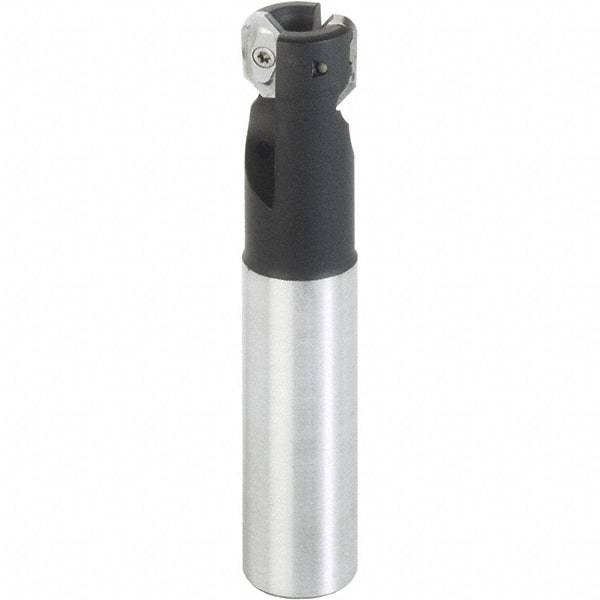 Iscar - 40mm Cut Diam, 13.5mm Max Depth of Cut, 32mm Shank Diam, 160mm OAL, Indexable Square Shoulder End Mill - HM90 AXCR 1505.. Inserts, Cylindrical Shank, 90° Lead Angle, Through Coolant, Series Helialu - USA Tool & Supply