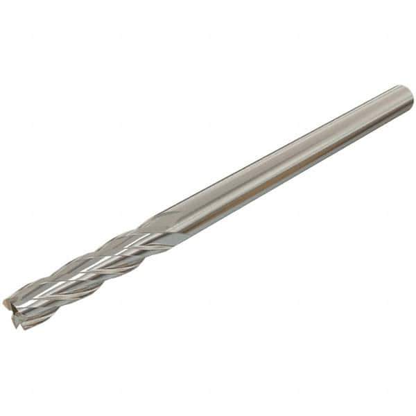 Iscar - 9mm, 20mm LOC, 9mm Shank Diam, 60mm OAL, 4 Flute, Solid Carbide Square End Mill - Single End, TiAlN Finish, Spiral Flute, 30° Helix, Centercutting, Right Hand Cut, Right Hand Flute - USA Tool & Supply