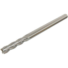 Iscar - 8mm, 20mm LOC, 8mm Shank Diam, 63mm OAL, 4 Flute, Solid Carbide Square End Mill - Single End, TiAlN Finish, Spiral Flute, 30° Helix, Centercutting, Right Hand Cut, Right Hand Flute - USA Tool & Supply
