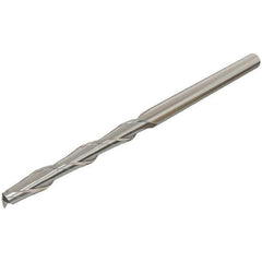 Iscar - 20mm, 65mm LOC, 20mm Shank Diam, 150mm OAL, 2 Flute, Solid Carbide Square End Mill - Single End, Uncoated, Spiral Flute, 30° Helix, Centercutting, Right Hand Cut, Right Hand Flute - USA Tool & Supply