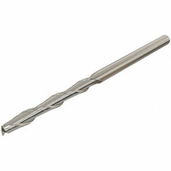 Iscar - 14mm, 65mm LOC, 14mm Shank Diam, 150mm OAL, 2 Flute, Solid Carbide Square End Mill - Single End, Uncoated, Spiral Flute, 30° Helix, Centercutting, Right Hand Cut, Right Hand Flute - USA Tool & Supply