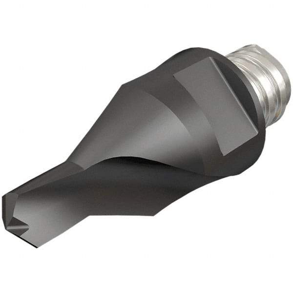 Iscar - MM ECS Grade IC908 Carbide Center Drill Milling Tip Insert - TiAlN Finish, 1 Flute, 5.13mm Cutting Diam, 7.2mm Depth of Cut - USA Tool & Supply