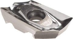 Iscar - HM90 AXCR150502 P Grade IC28 Carbide Milling Insert - Uncoated, 0.197" Thick, 0.2mm Corner Radius - USA Tool & Supply