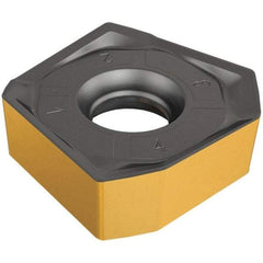 Iscar - S845 SNMU2608 RM Grade IC5400 Carbide Milling Insert - TiCN/Al2O3/TiN Finish, 0.429" Thick, 1.0354" Inscribed Circle, 1.6mm Corner Radius - USA Tool & Supply