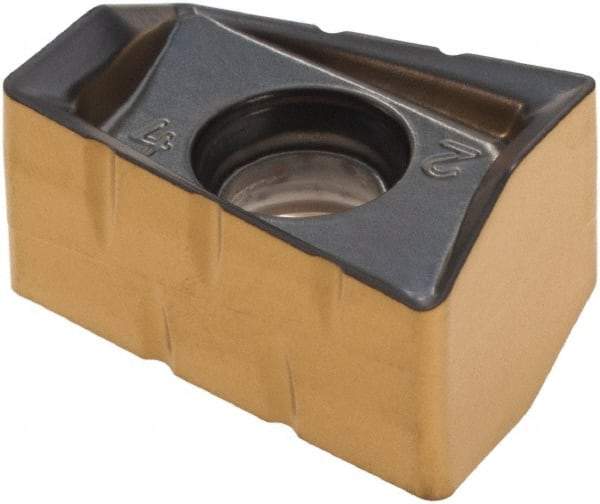 Iscar - H490 ANKX1706 CS Grade IC830 Carbide Milling Insert - TiAlN/TiN Finish, 0.4094" Thick, 0.8mm Corner Radius - USA Tool & Supply