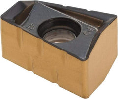 Iscar - H490 ANKX1706 CS Grade IC830 Carbide Milling Insert - TiAlN/TiN Finish, 0.4094" Thick, 0.8mm Corner Radius - USA Tool & Supply