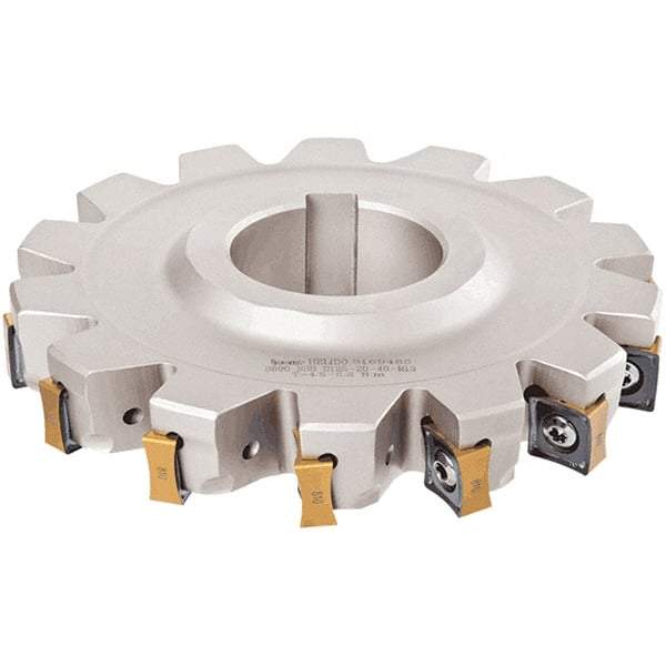 Iscar - 12 Inserts, 160mm Cut Diam, 40mm Arbor Diam, 12.5mm Max Depth of Cut, Indexable Square-Shoulder Face Mill - 0/90° Lead Angle, 63mm High, T490 LN.. 1306 Insert Compatibility, Series Helitang - USA Tool & Supply
