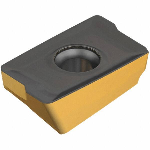 Iscar - 3M AXKT2006 Grade IC810 Carbide Milling Insert - AlTiN/TiN Finish, 0.2677" Thick, 1mm Corner Radius - USA Tool & Supply