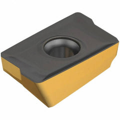 Iscar - 3M AXKT2006 Grade IC810 Carbide Milling Insert - AlTiN/TiN Finish, 0.2677" Thick, 1mm Corner Radius - USA Tool & Supply