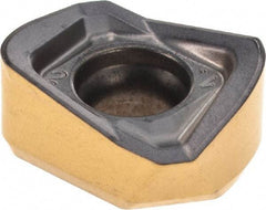 Iscar - H490 ANKX1205 FF Grade IC830 Carbide Milling Insert - TiAlN/TiN Finish, 0.252" Thick, 1.5mm Corner Radius - USA Tool & Supply