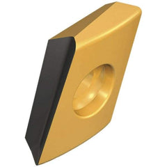 Iscar - T290 LNMT150608 Grade IC810 Carbide Milling Insert - AlTiN/TiN Finish, 0.2205" Thick, 0.8mm Corner Radius - USA Tool & Supply