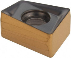 Iscar - H490 ANCX090404 Grade IC830 Carbide Milling Insert - TiAlN/TiN Finish, 0.2047" Thick, 0.4mm Corner Radius - USA Tool & Supply