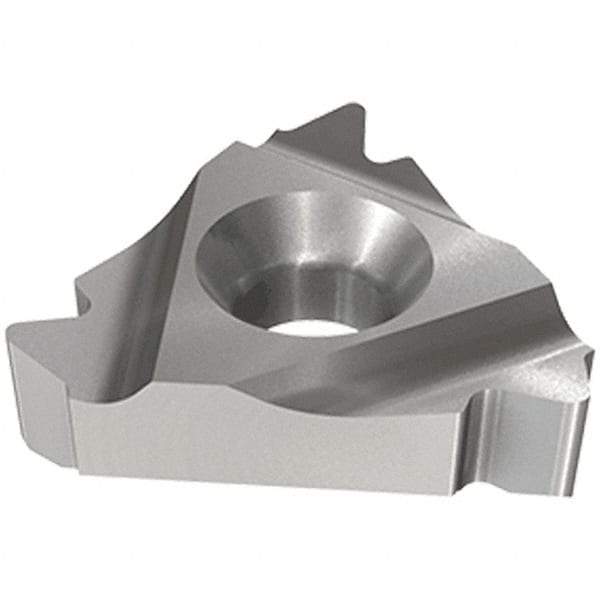 Iscar - 27IR Internal Right Hand 4 API Laydown Threading Insert - Grade IC250, TiCN/TiN Coated Carbide, 15.88mm Inscribed Circle - USA Tool & Supply