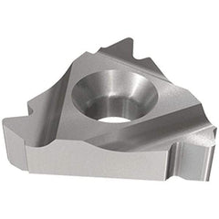 Iscar - 27IR Internal Right Hand 4 API Laydown Threading Insert - Grade IC250, TiCN/TiN Coated Carbide, 15.88mm Inscribed Circle - USA Tool & Supply