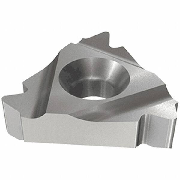 Iscar - 27ER External Right Hand 4 API Laydown Threading Insert - Grade IC250, TiCN/TiN Coated Carbide, 15.88mm Inscribed Circle - USA Tool & Supply