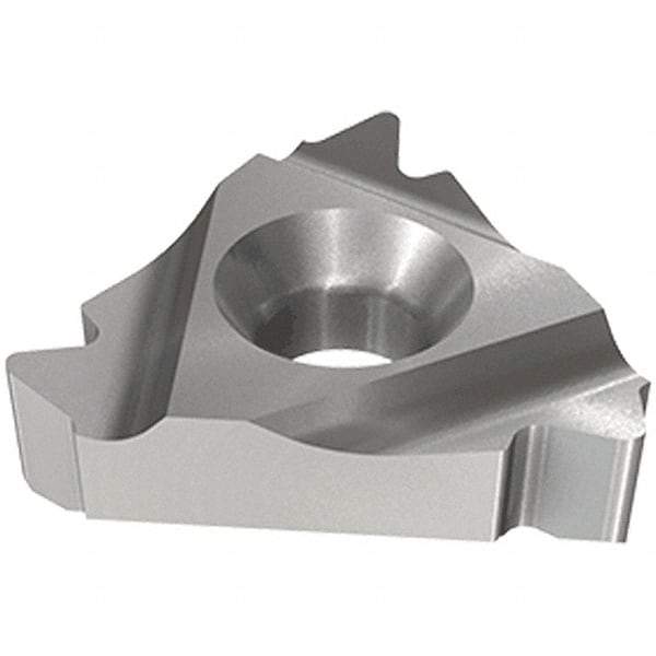Iscar - 16IL Internal Left Hand 8 API Round Laydown Threading Insert - Grade IC250, TiCN/TiN Coated Carbide, 9.53mm Inscribed Circle - USA Tool & Supply