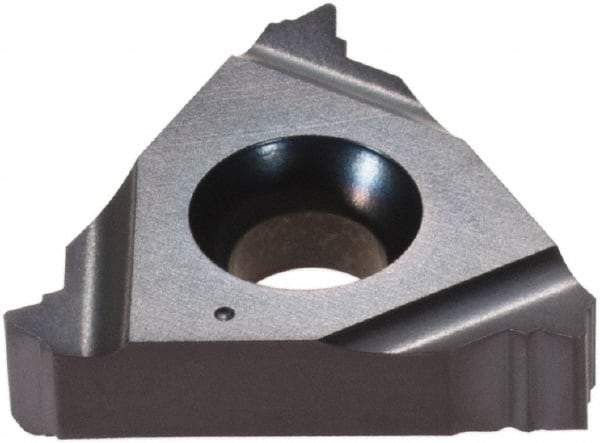 Iscar - 16ER External Right Hand ISO Laydown Threading Insert - Grade IC908, TiAlN Coated Carbide, 9.53mm Inscribed Circle - USA Tool & Supply