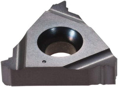 Iscar - 16ER External Right Hand ISO Laydown Threading Insert - Grade IC908, TiAlN Coated Carbide, 9.53mm Inscribed Circle - USA Tool & Supply