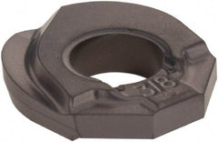 Iscar - HBRD.38 QF Grade IC908 Carbide Milling Insert - TiAlN Finish, 0.09" Thick, 3/8" Inscribed Circle, 0.19" Corner Radius - USA Tool & Supply