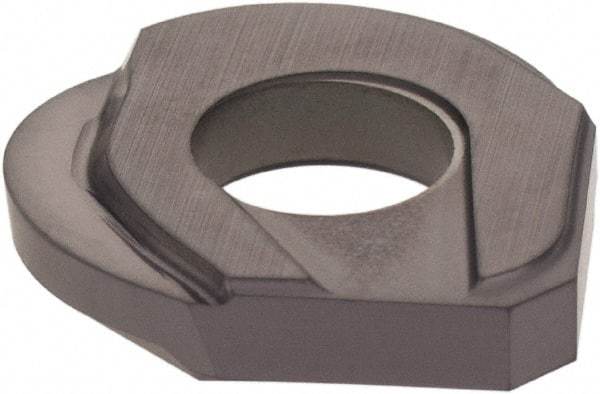 Iscar - HBFD50 QF Grade IC908 Carbide Milling Insert - TiAlN Finish, 0.102" Thick, 1/2" Inscribed Circle, 1/4" Corner Radius - USA Tool & Supply