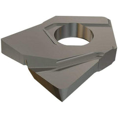 Iscar - HTRD160-R2.0 QF Grade IC908 Carbide Milling Insert - TiAlN Finish, 3.37mm Thick, 2mm Corner Radius - USA Tool & Supply