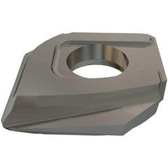 Iscar - HCDD120-090 QF Grade IC908 Carbide Milling Insert - TiAlN Finish, 0.1024" Thick - USA Tool & Supply